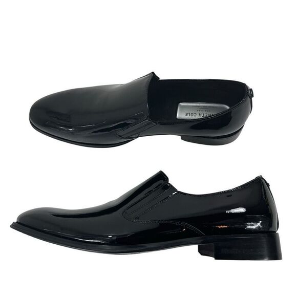 Kenneth Cole Tully Patent Leather Slip-on Loafers NWOT Men’s Size 12M